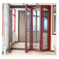 AS standard factory price double tempered clear glass folding glass door